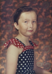 Iveta asi ve věku šesti let
