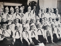 Marija Jakivna Bohuta jako učitelka, rok 1967