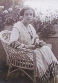 Helena Schebková, roz. Binovičová, manželka Alfréda Schebka