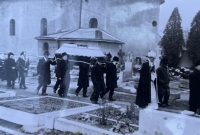 Funeral of Vilém Bialas, Hlučín, 1972