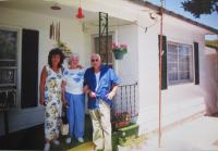 Milan Sehnal with his sister Maria in Buffalo, New York, USA