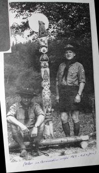 Camp in Čermenský mlýn in 1969, Nik and Javor