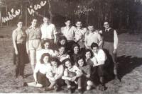 Group of friends from the Brno group of Tchelet Lavan
