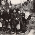 Maksymovych (in the middle) with his comrades, vicinity of Khabarovsk, 1951