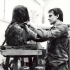Michal Gabriel in his second year at AVU (Academy of Fine Arts in Prague) in the studio of the sculptor Kryštůfek