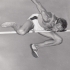 Jiří Čechák při přeskoku (cca 192 cm) ve Dvoře Králové, 1967